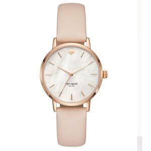 Kate Spade Metro Vachetta Leather Hybrid Watch